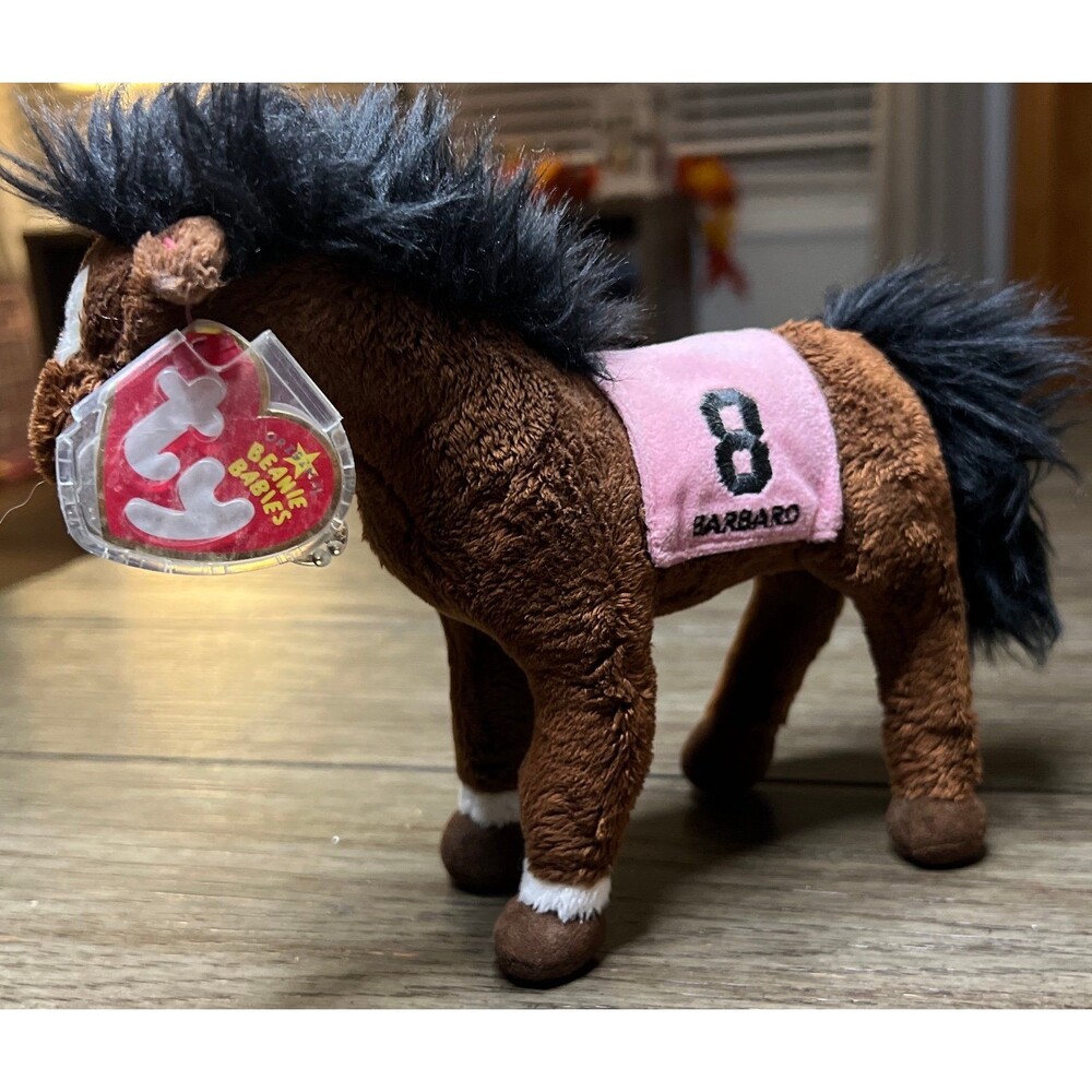 Ty Beanie Baby Barbaro #8 Kentucky Derby Horse 2006 Retired w/ Tags